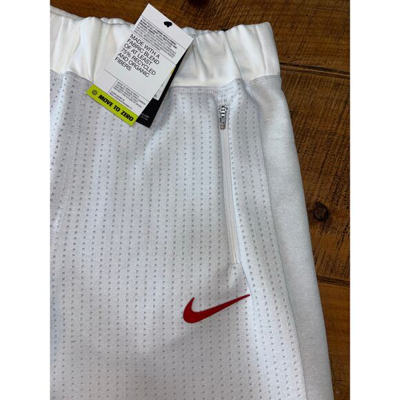 NWT Nike Women's Sportswear White Sweatpants Zip Pockets CZ3617-100 Size Small - Picture 5 of 10